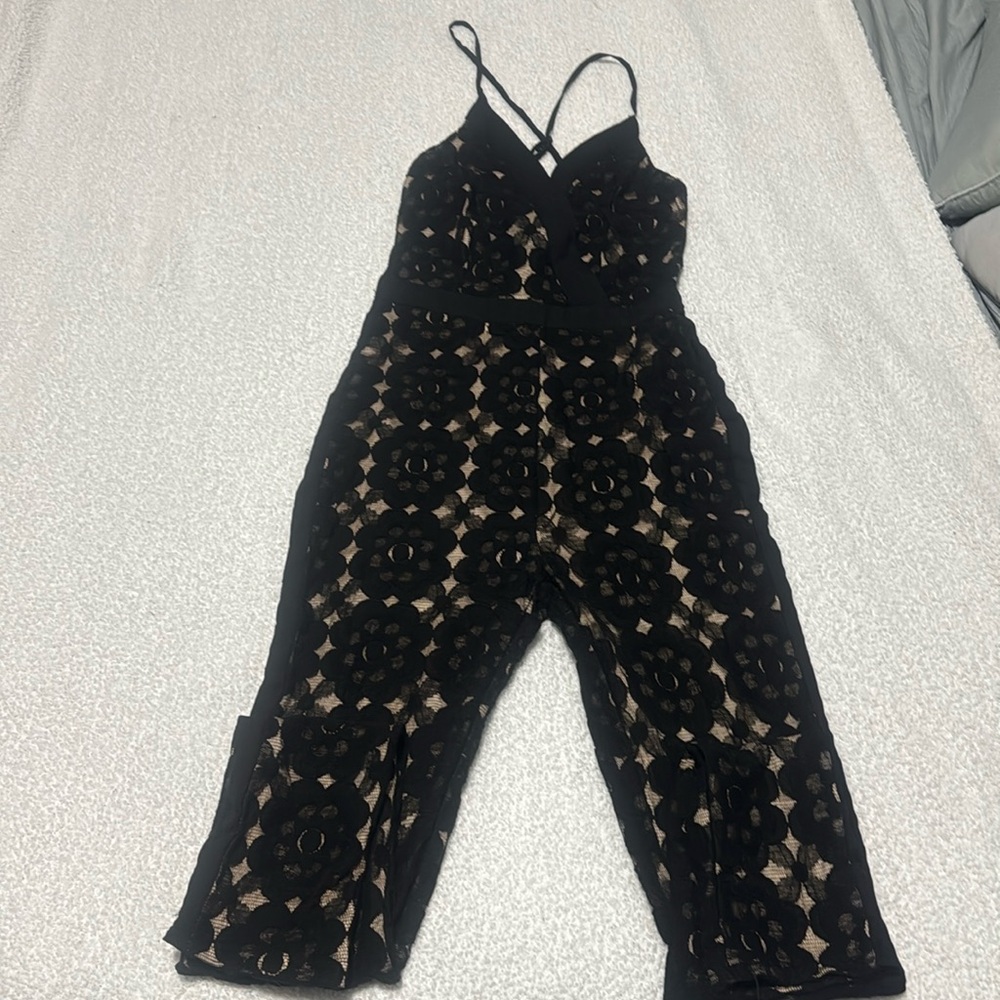 Black Knitted Jumpsuit